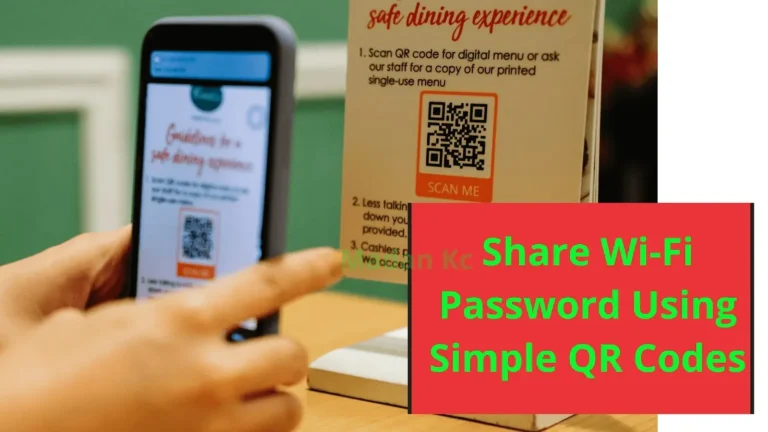 How to Share Wi-Fi Password Using Simple QR Codes