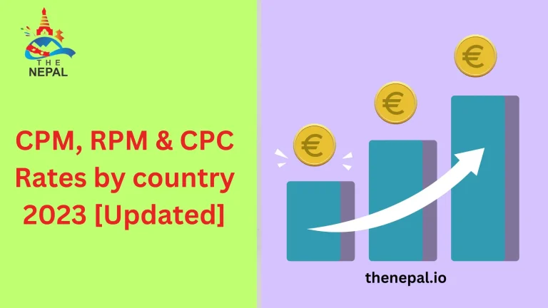CPM, RPM & CPC Rates by country