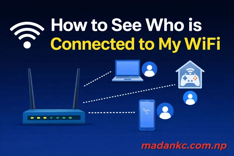 Who is connected to my wifi